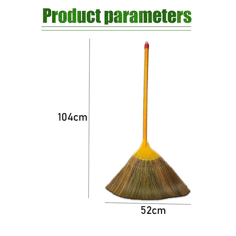 ALLGOOD Miscanthus Broom Natural Material Walis Tambo Floor Sweep ...