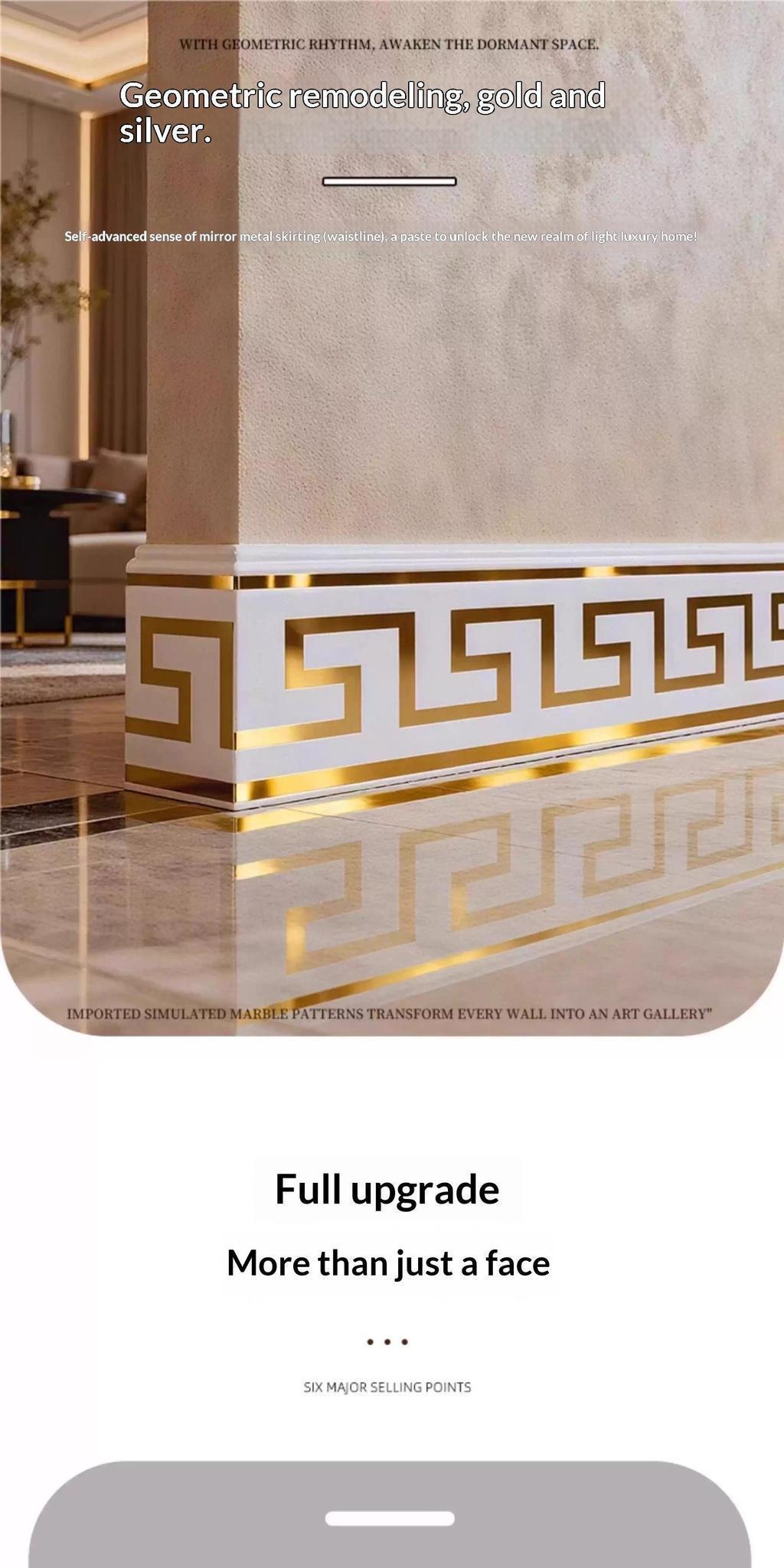 Self Adhesive PVC Wall Border Waterproof Wallpaper Border Sticker ...