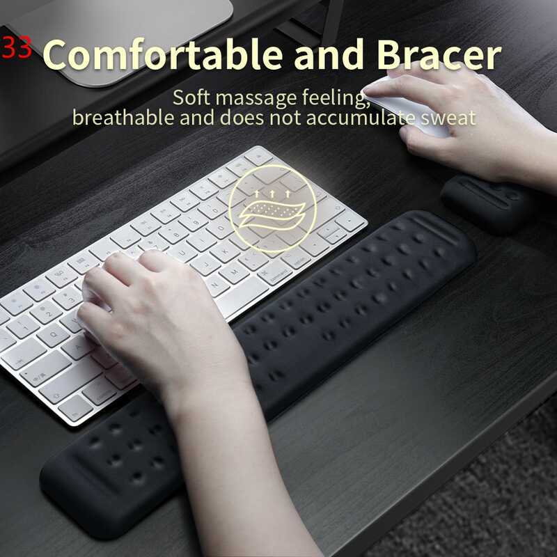 And Keyboard E Wrist Rest Ergonomic Memory Foam Hand Palm Rest Port For ...