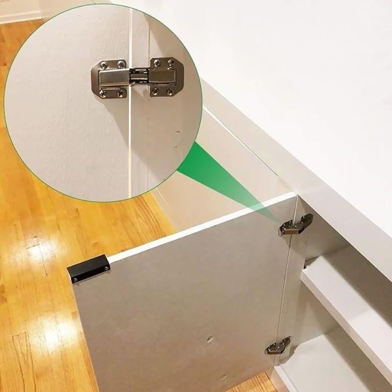 3-20Sets Hidden Cabinet Hinges / Concealed Cupboard Hinges with Screws ...