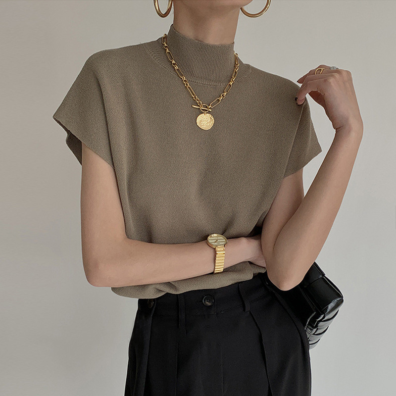 Turtle Neck Oversize Loose Knitted Top | Shopee Philippines
