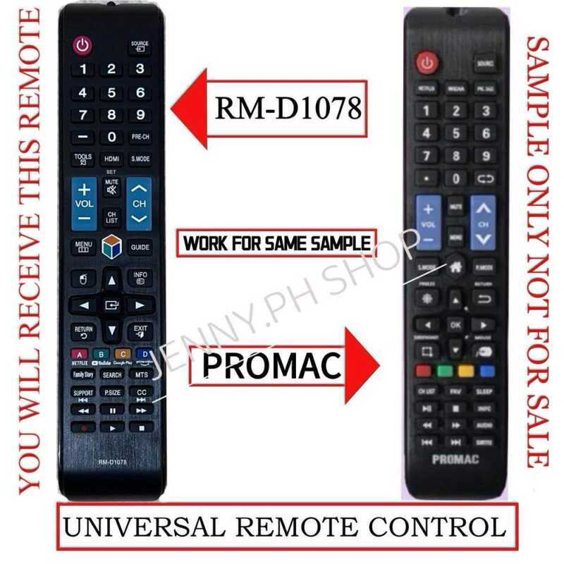 Universal Remote Control For PROMAC Smart Tv Na Gagana Sa Mo 9F8 ...