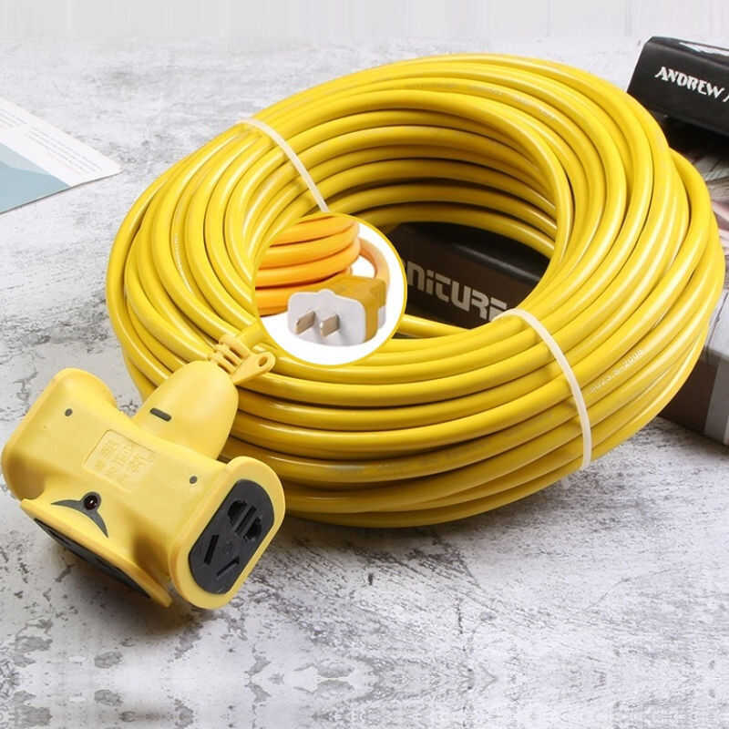 Extension Cable Socket Long Plug-In Charging Plug Cord, Heavy-Duty ...