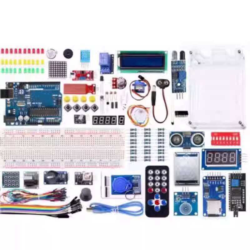 UNO R3 RFID Ultrasonic Human Body Stepper Motor Learning Kit with ...