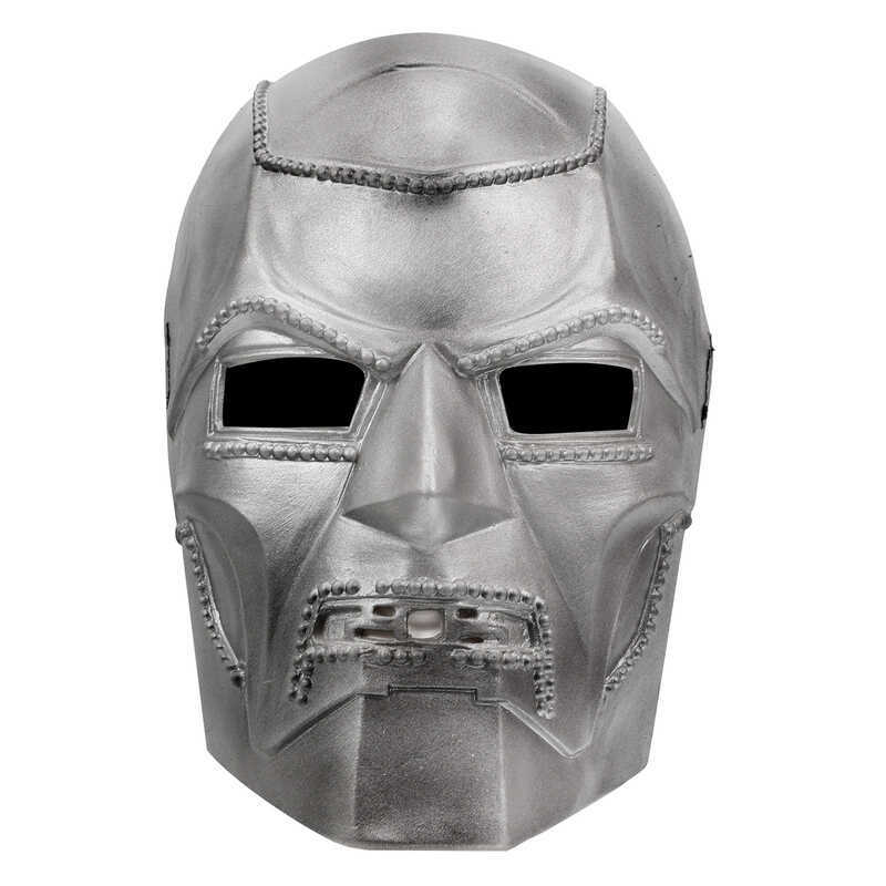 Marvel Series Doctor Doom Mask Movie Merchandise Cosplay Party Costume ...