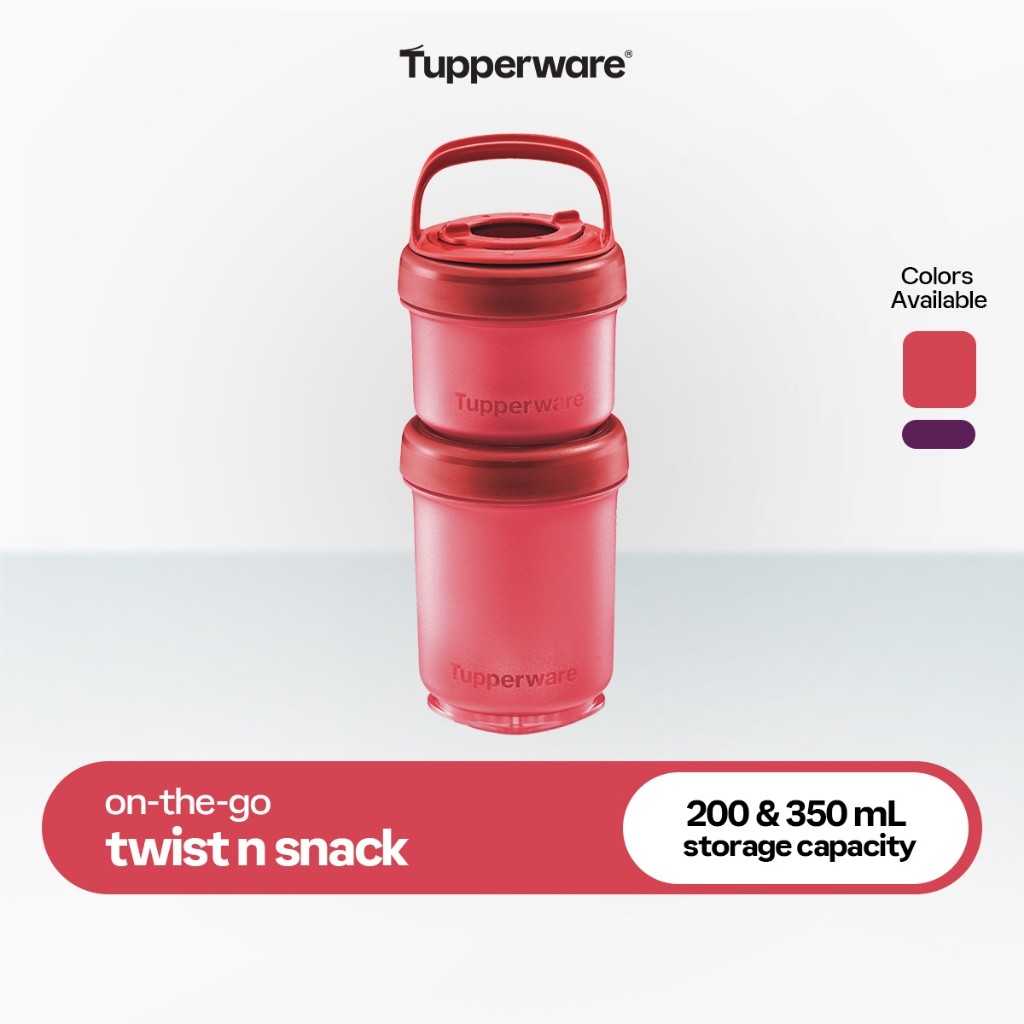 Tupperware Twist N Stack x2 [Lunch Box] [Food Storage] [Picnic ...