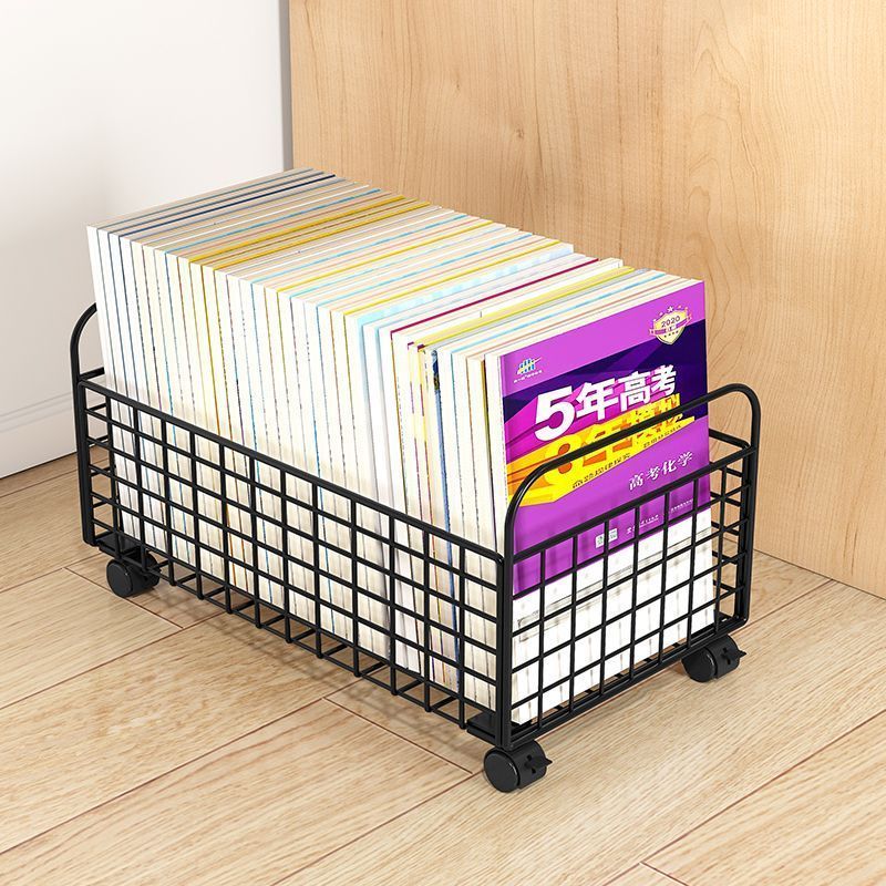 Movable Book Storage Box, Box For Books Under The Dormitory Table ...