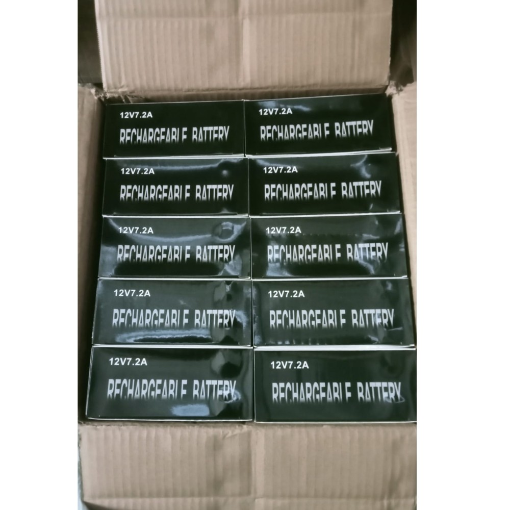Panasonic 12V 7.2Ah Rechargeable Battery 10pcs/Box Sealed Lead Acid ...