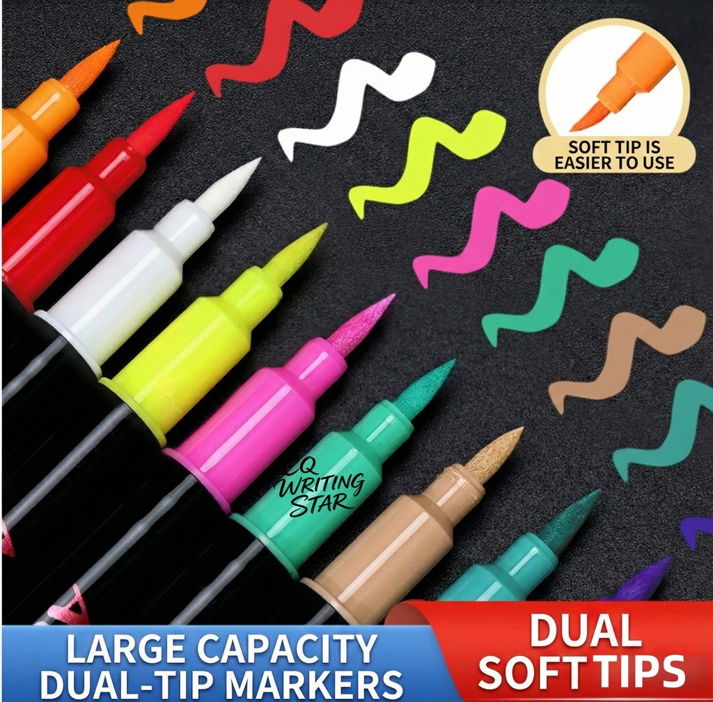 Acrylic Marker Pen Set Cute Aesthetic Color Pens for Art Craft Anime ...