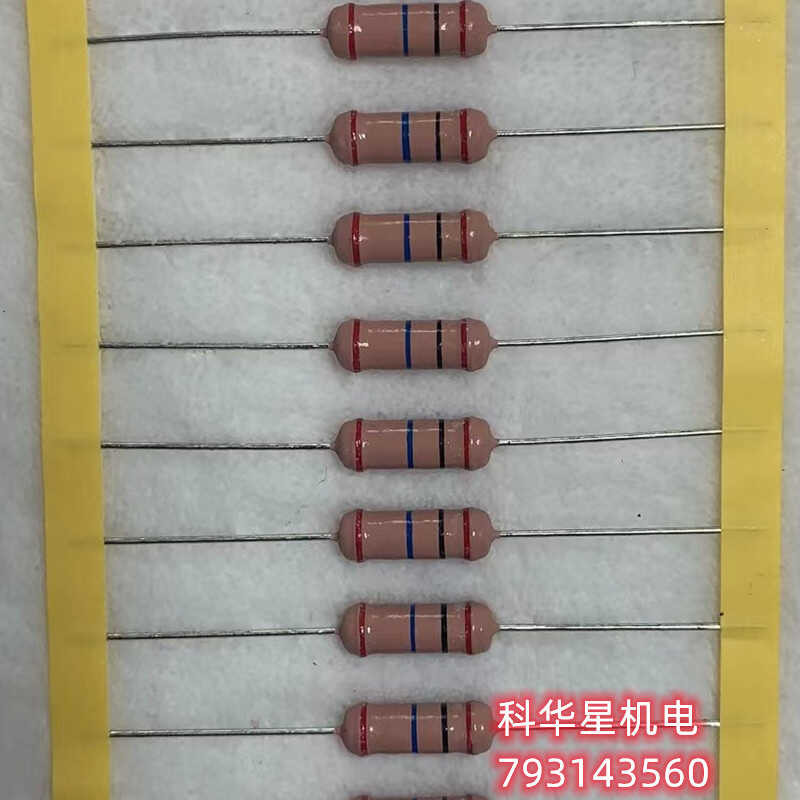 Cylindrical Plug-in Resistor Glass Glaze Resistor Color Ring Resistor ...