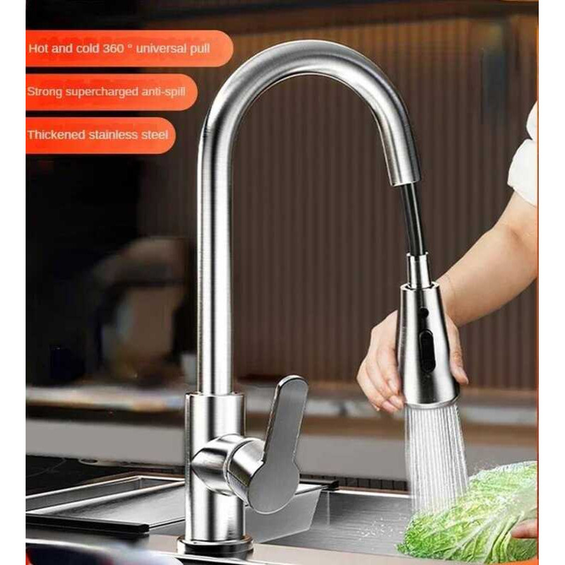 Pull kitchen cold and hot water dl purpose splash proof fast heating ...