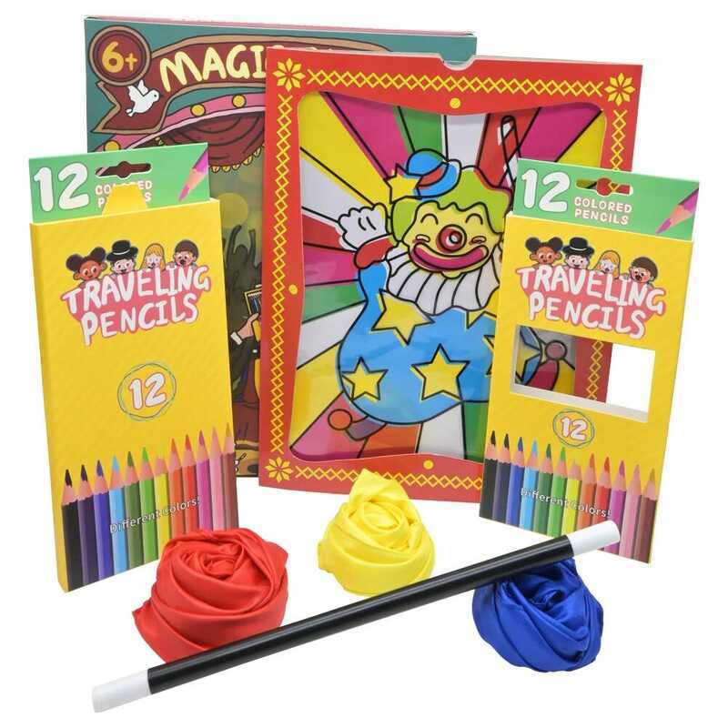 Xj Stage Magic Set With Magic Wand, Magical Scarves, Magic Clown ...