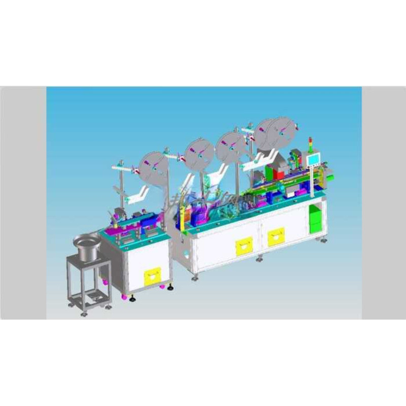 Headphone Connector Automatic Assembly Drawing CAD Equipment 3D Model ...