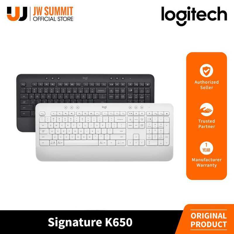 Logitech Signature K650 Spill-Resistant Wireless Keyboard D61 | Shopee ...