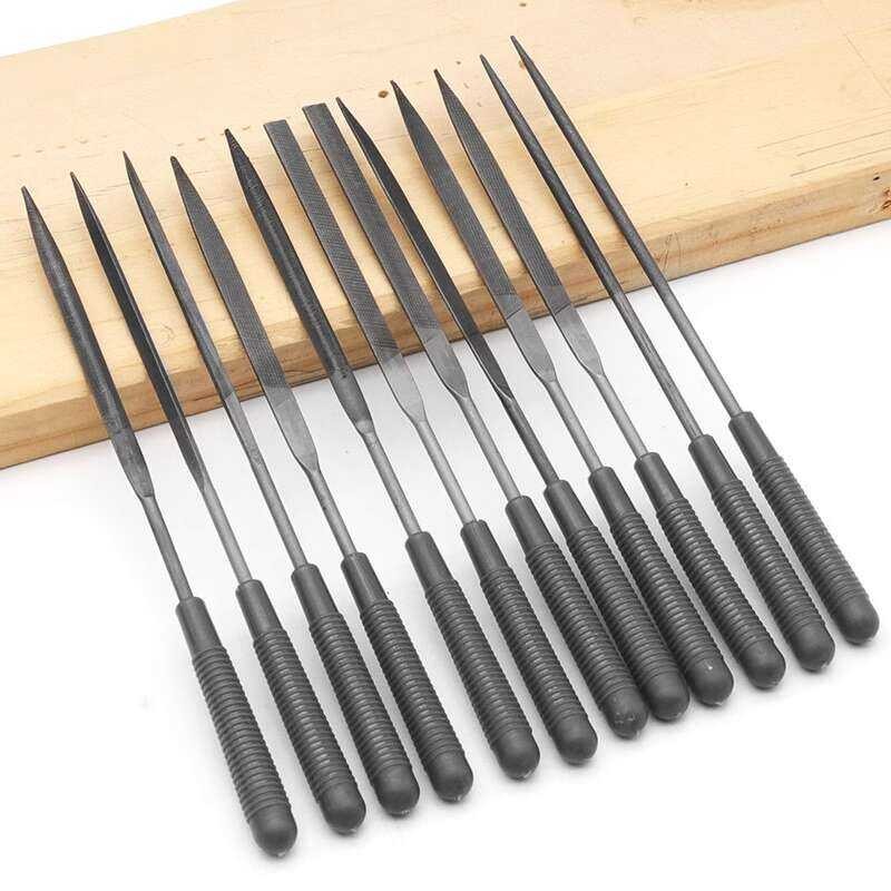 12-Piece Assorted Shaped Files Set for Wood Sanding, Trimming ...