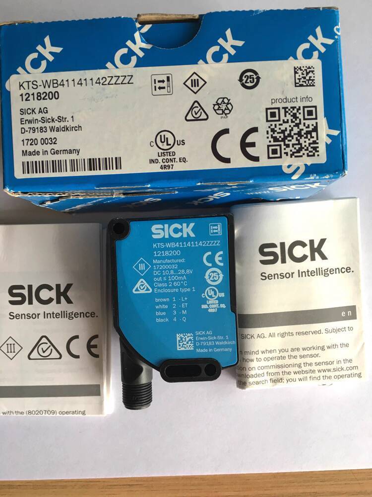 German SICK Color Mark Sensor KTS-WB41141142ZZZZ KTS-WN41141142ZZZZ ...