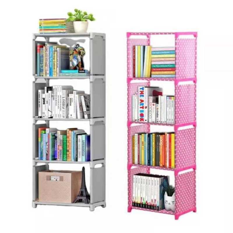 RL DIY 4 Layer Storey Bookshelf And Stoarge Rack 4Layer Book Shelf (5 ...