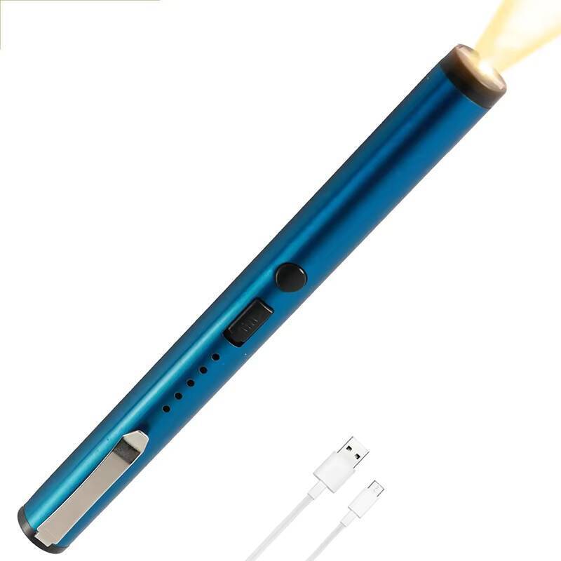 Portable Pen-Style Self-Defense Torch with Instant Safety Switch USB ...