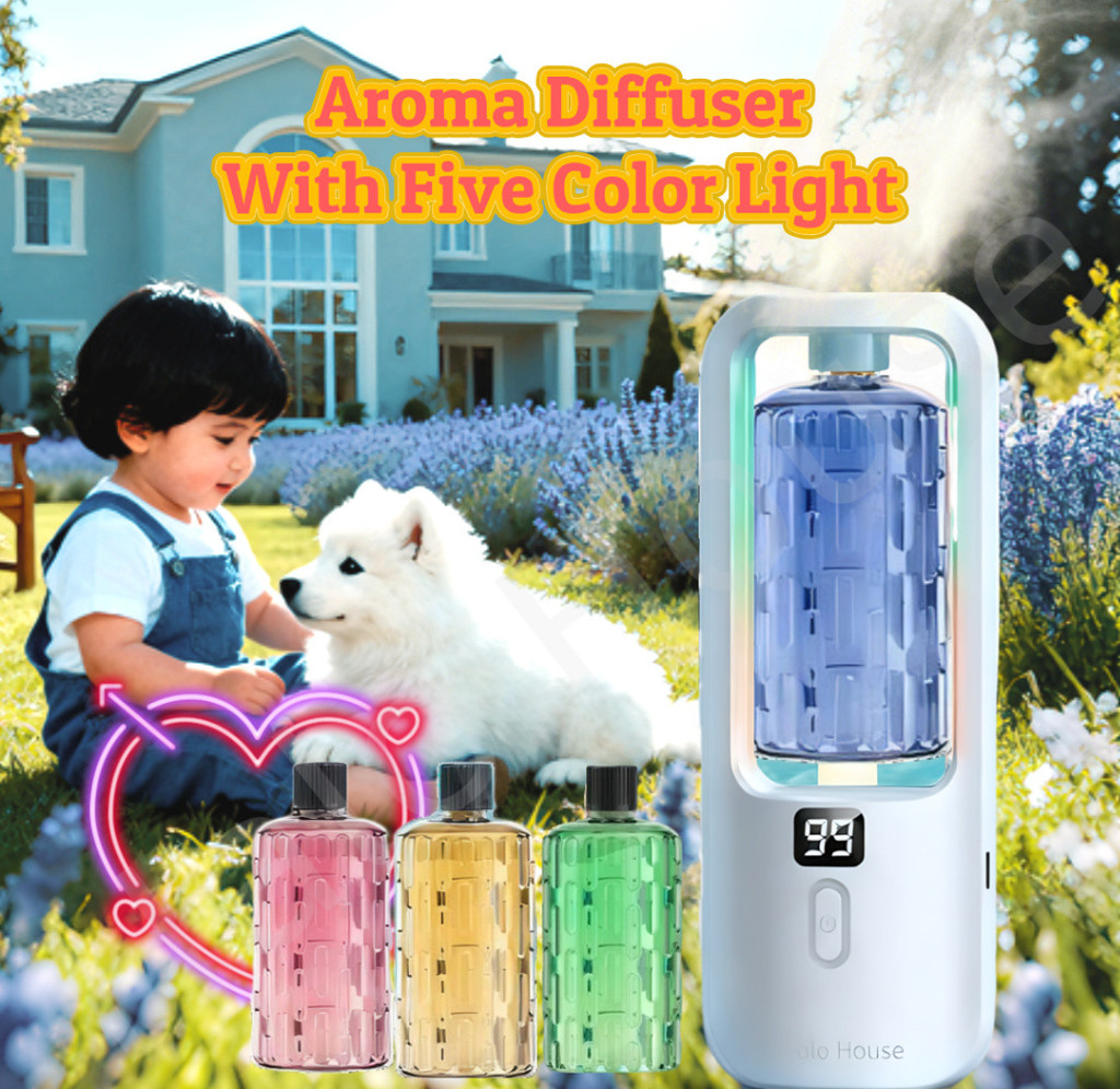 【COD]Rechargeable USB Aroma Diffuser with Color Lights | 5 Modes Auto ...