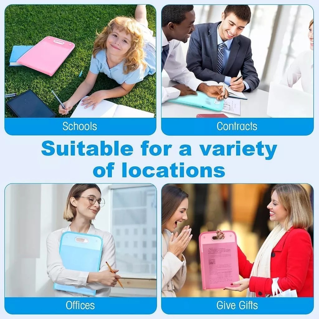Long File Organizer 13-Layer Handle Folder Test Paper Document Storage ...