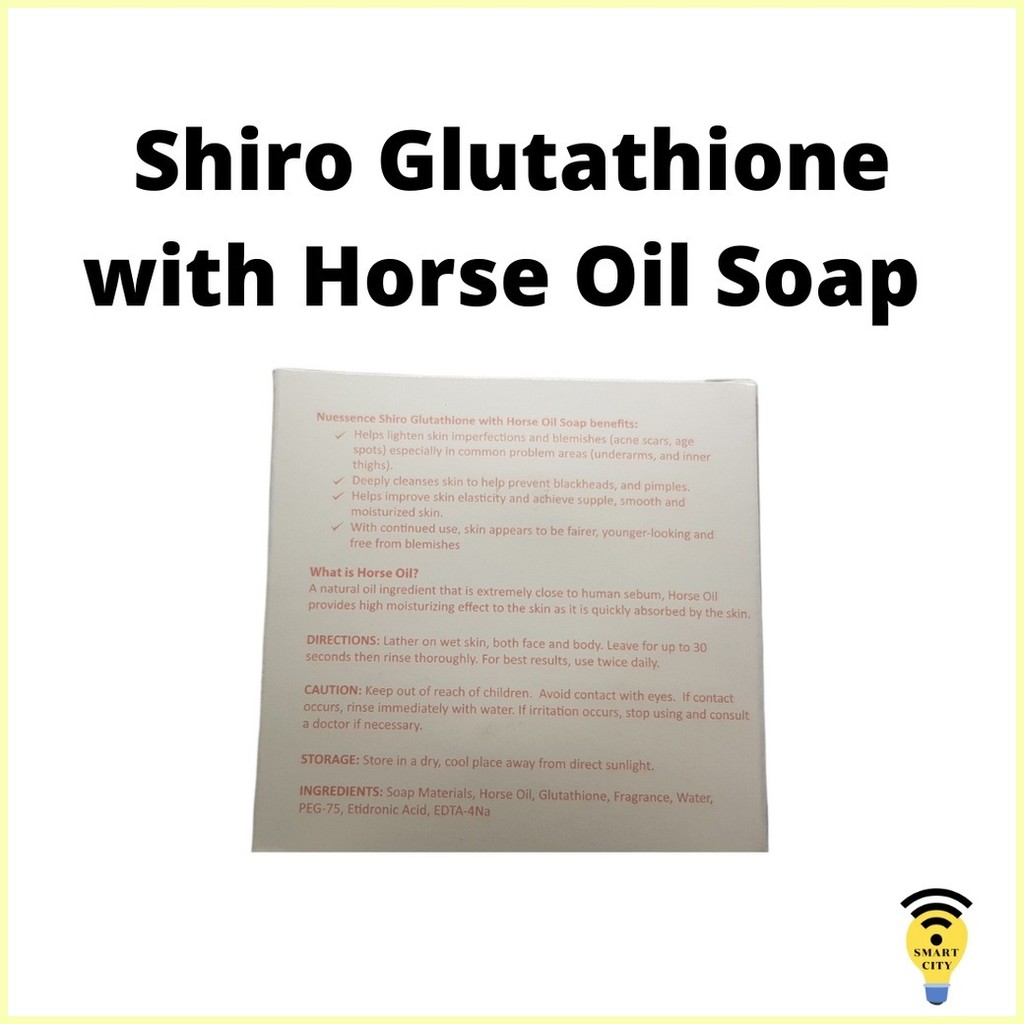 ▬ Shiro Glutathione with Horse Oil Soap 120g