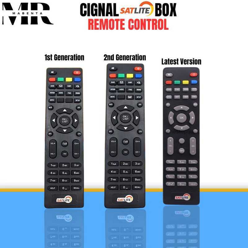 REMOTE CONTROL FOR CIGNAL SATLITE DIGITAL BOX RECEIVERS First/Second ...