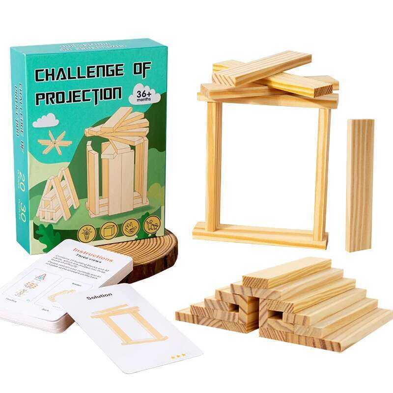 Y 3D Space Geometry Projection Building Block 1 Kids Spatial ...