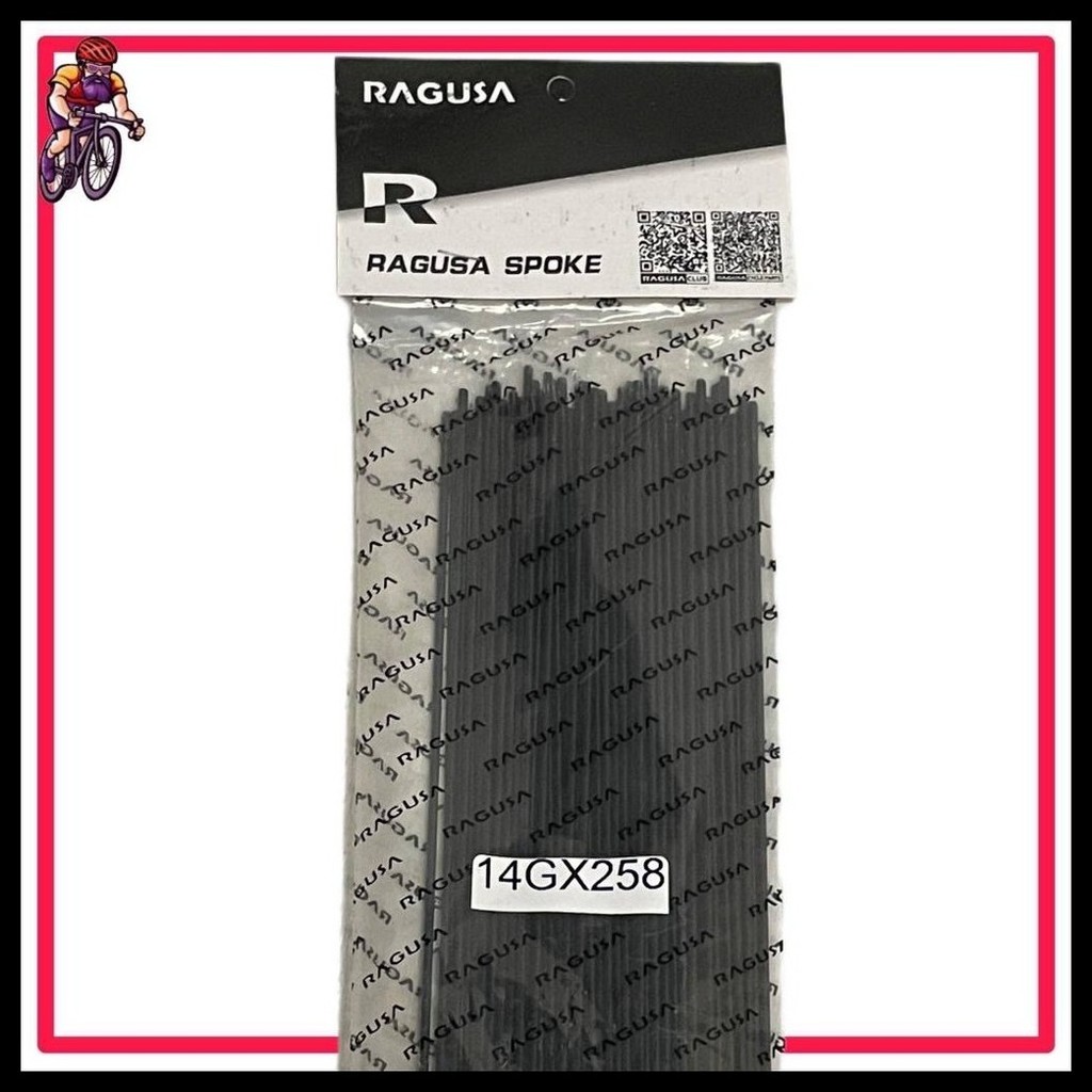 72pcs Ragusa Bicycle Spokes with Nipples 26 27.5 29 14g for MTB ...