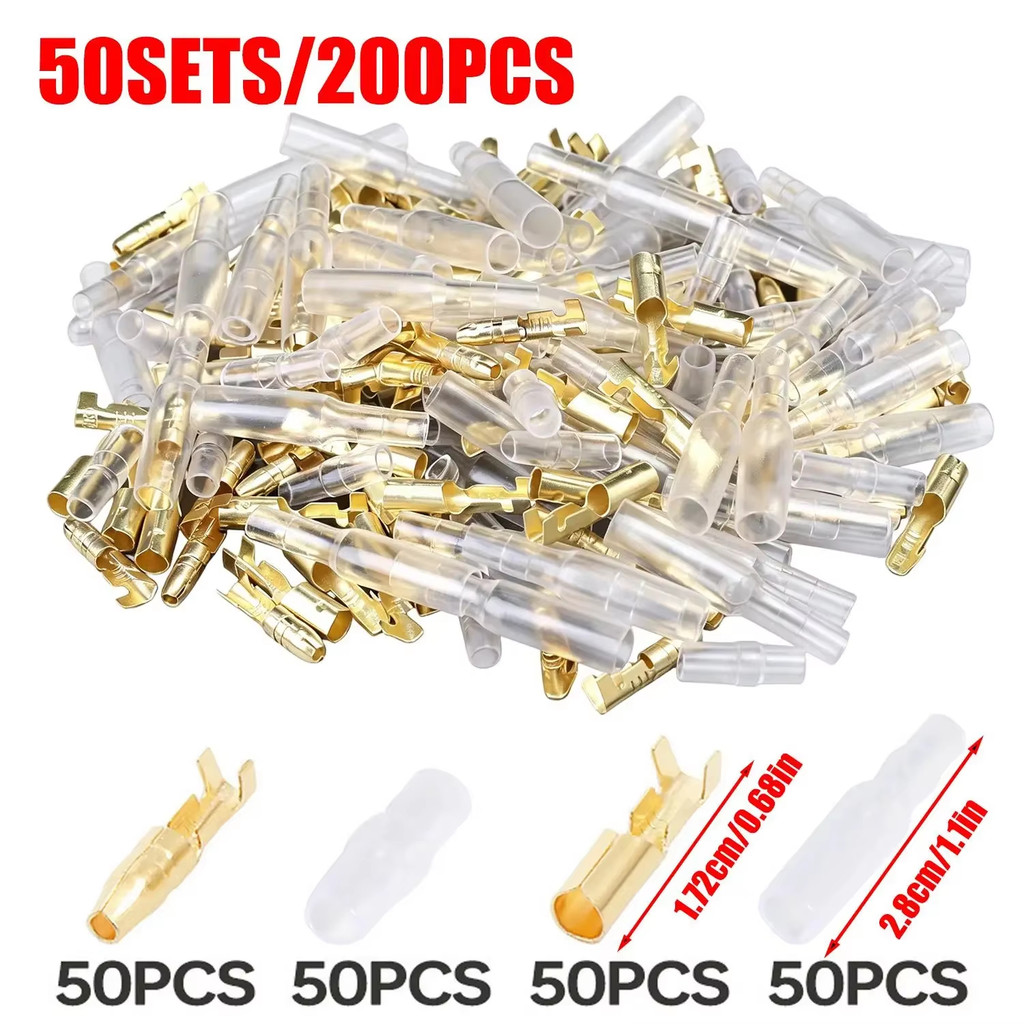 200Pcs 4mm Classic Bullet Connectors Male Female Socket Terminal for ...