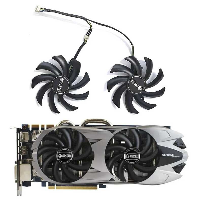 Original 2 41 85Mm 4Pin DC 12V 0.45A GTX 760 GPU For Galax Geforce ...