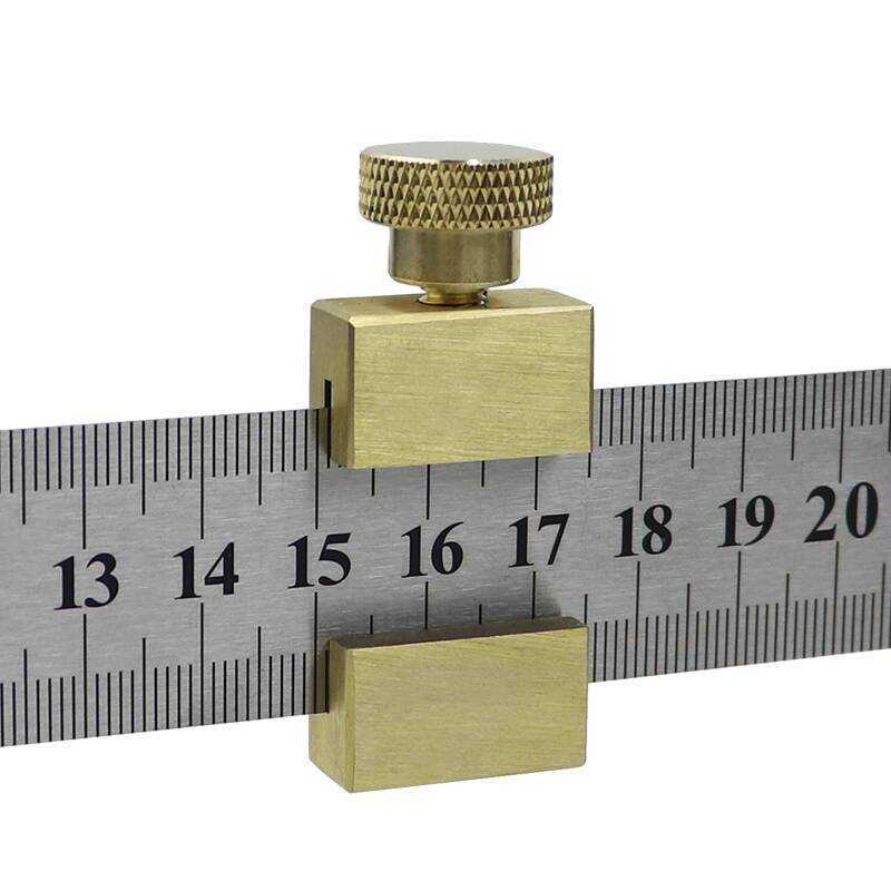 Steel Brass Positioning Adjustment Carpenter's Ruler Positioner Marking ...