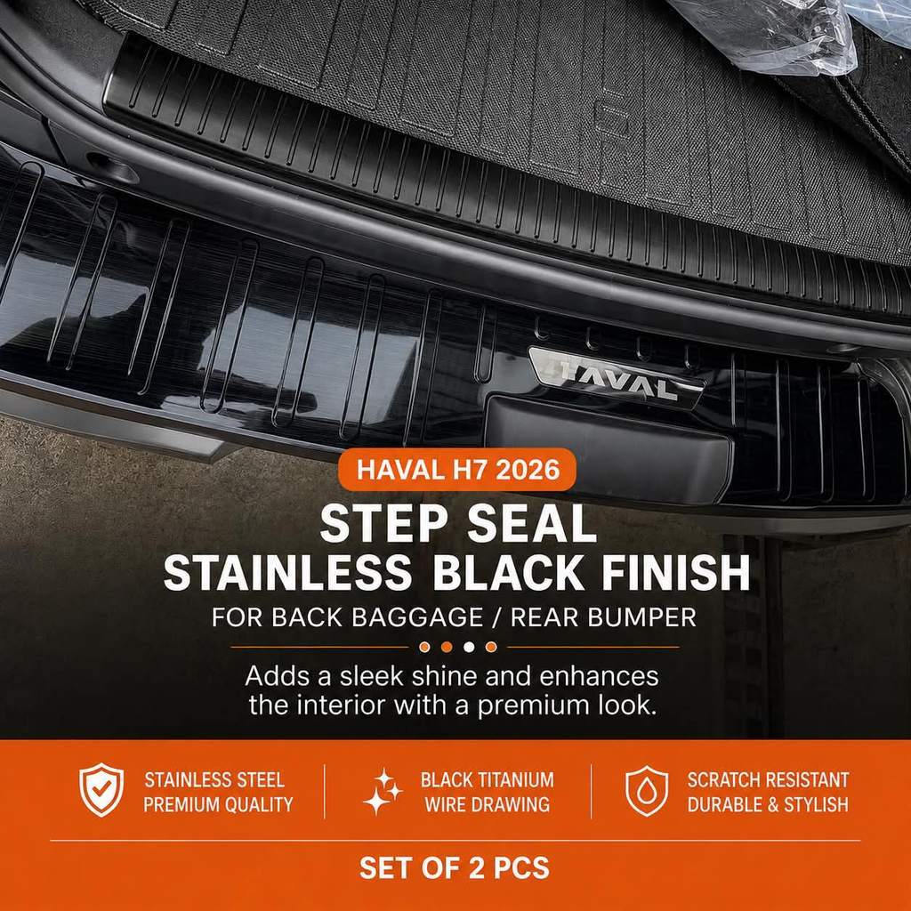 HAVAL H7 2026 Stainless Black Laser Door Sill Protector | Shopee ...