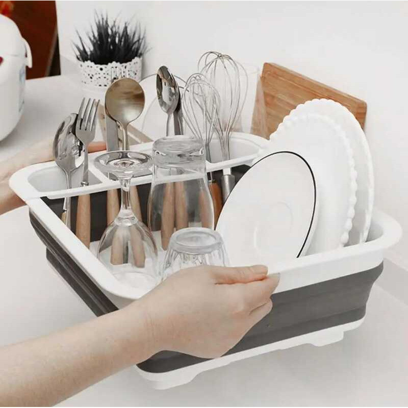 F98 Homemakers Collapsible Foldable Kitchen Storage Holder And Dish ...