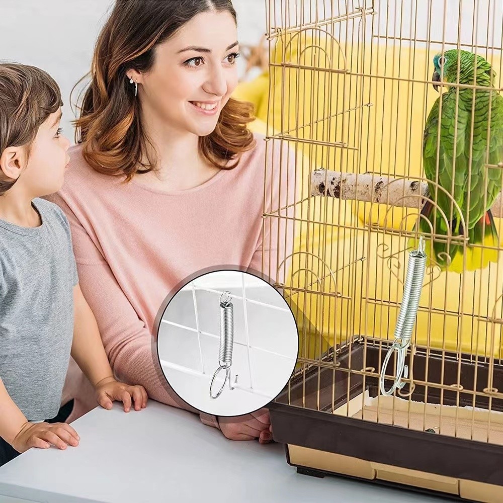Bird Cage Locks Metal Pet Cage Door Lock Birds Parrot Cage Accessories ...