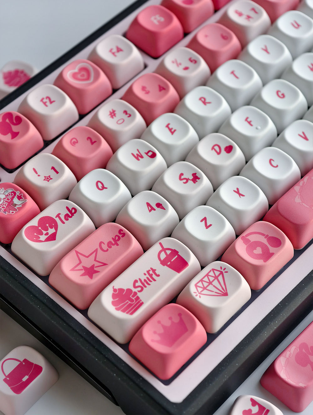 Barbie Keycaps MOA Profile 130 Keys PBT Dye Sublimation Aula F75 F99 ...