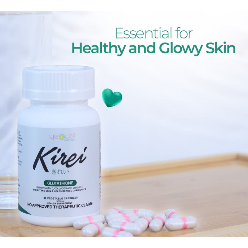 kirei glutathione With E, Collagen And Vitamin E A0d l glutathione tablets side Dark Spots & Uneven Tone Size:25 Grams (0.9 oz)