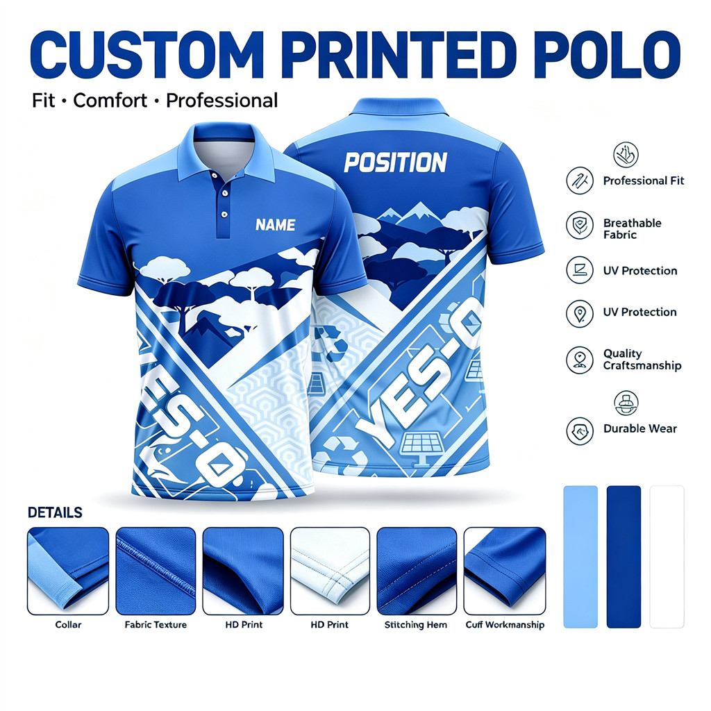 Free Custom Name & Logo Full Sublimation YES-O Polo Shirt 2026 Trending ...