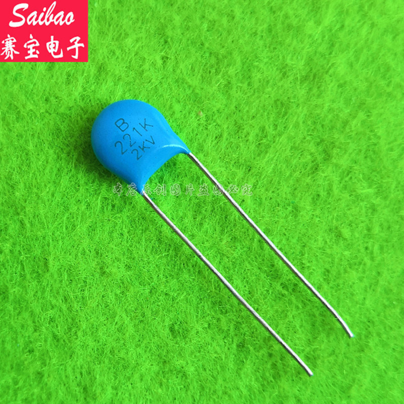 ☑♥ 2KV 220pF Standard 221 High Voltage Ceramic Capacitor (20 pieces ...