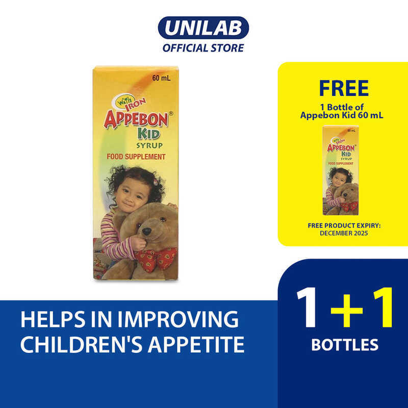 [B1t1] Buy 1 Appebon Kid 60Ml Syrup, Get Bottle FREE (Free Item Expiry ...