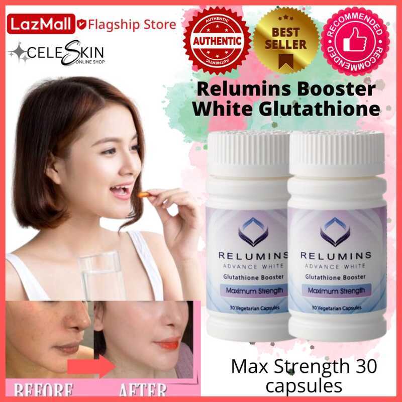 glutathione booster philippines Bestselling Relumins Advanced White - Max Strength 30 Vegetarian Capsules cyanocobalamin