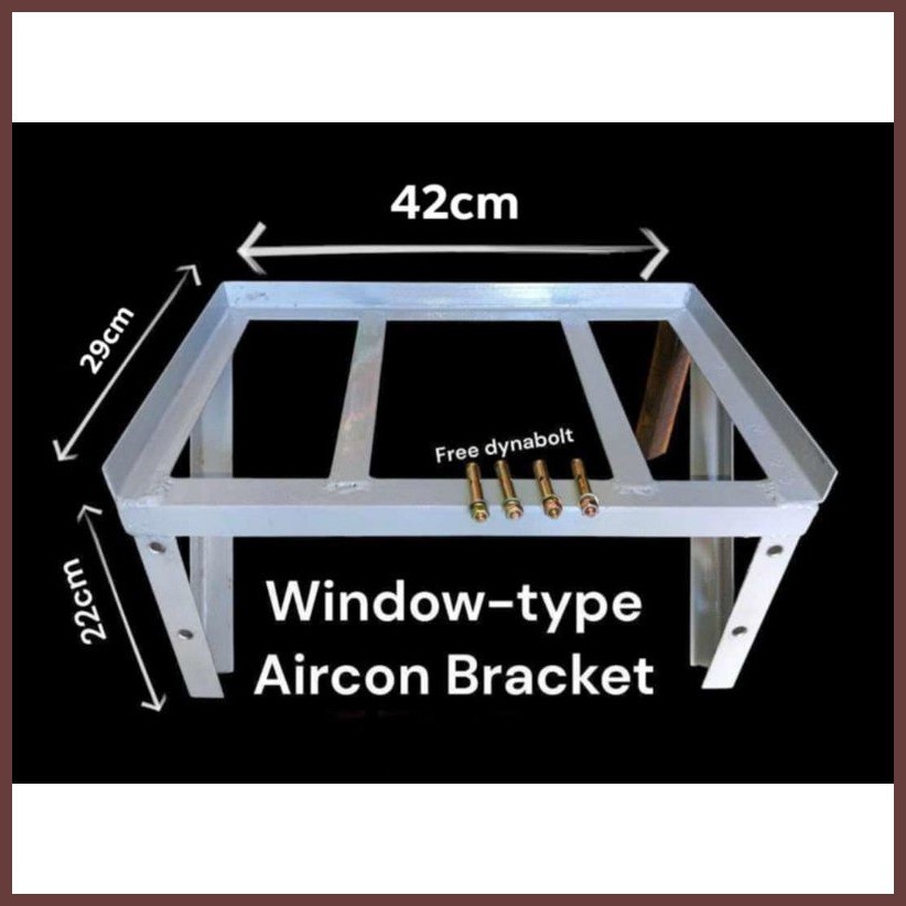 Wall-mounted Window-type Aircon bracket for .5hp and .6hp aircons ...