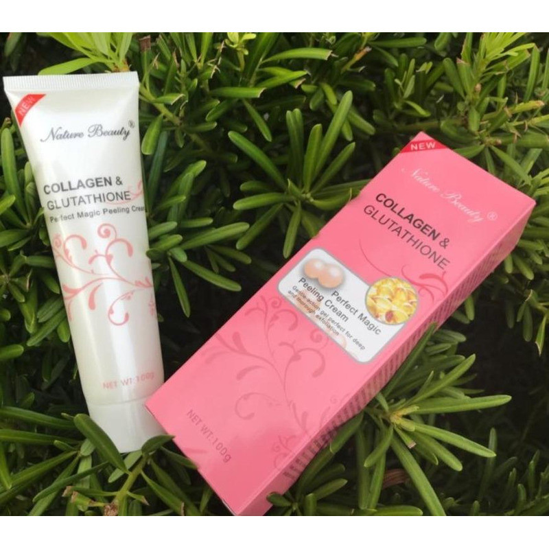 how to use nature beauty collagen and glutathione ORIGINAL Magic Peeling Cream, Gently Action Gel Perfect For Deep 🌟 *Boost Your Energy muscat-flavor Bottles:Transformation · 2 Bottles