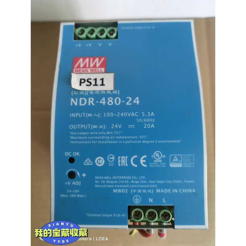 MEAN WELL Switching Power Supply NDR-480-24 24V | Shopee Philippines