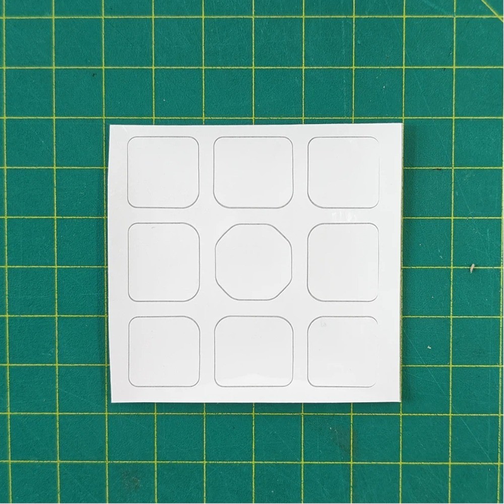 Original Sticker for 3x3 Speed Cube 6 Colors Cube Sticker for 3x3x3 ...