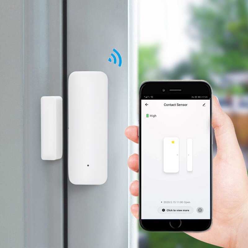 SK ONENUO Tuya Zigbee Door Sensor Smart Home Security Window Detector ...