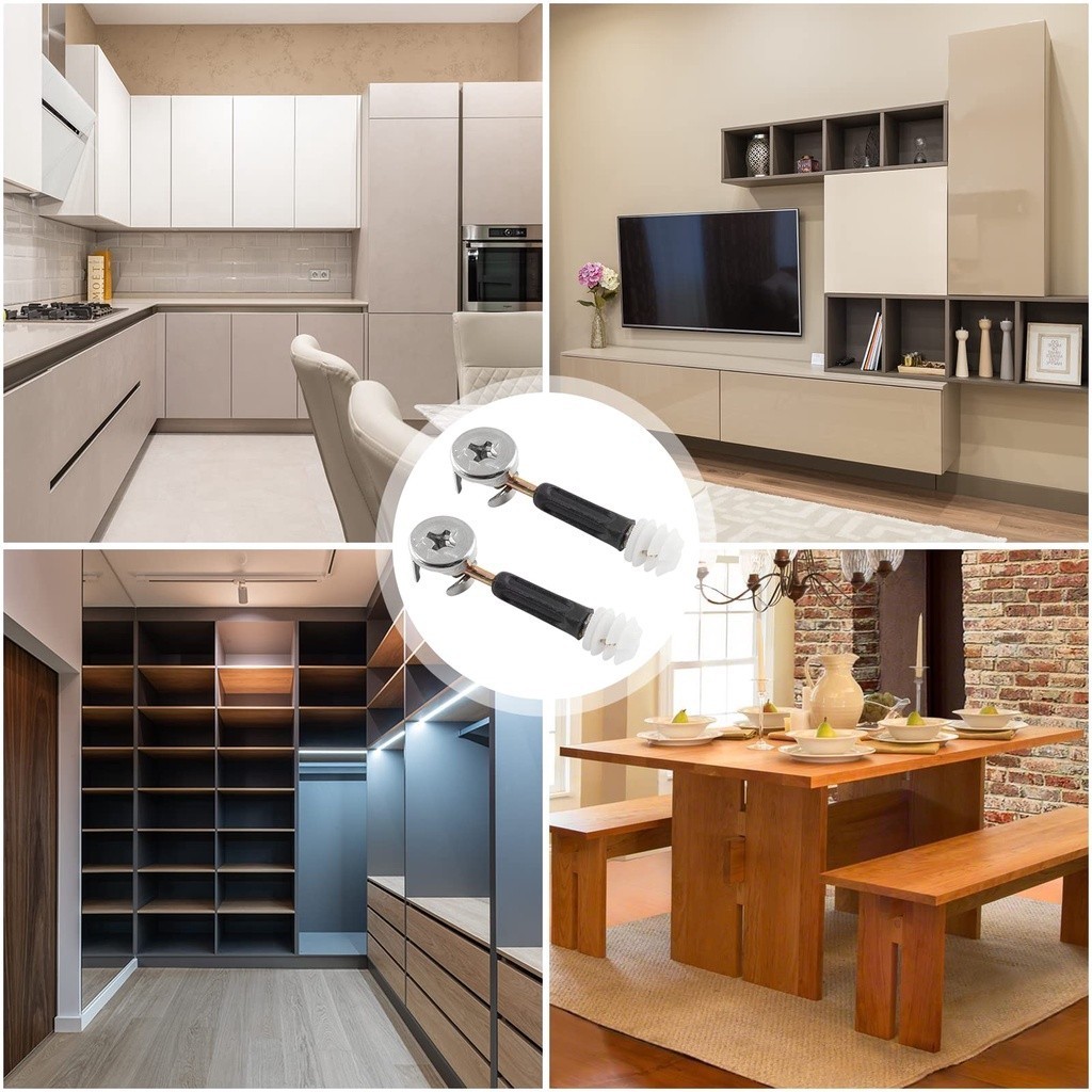 10 Sets hree-in-One Cabinet and Wardrobe Connecting Parts | Shopee ...
