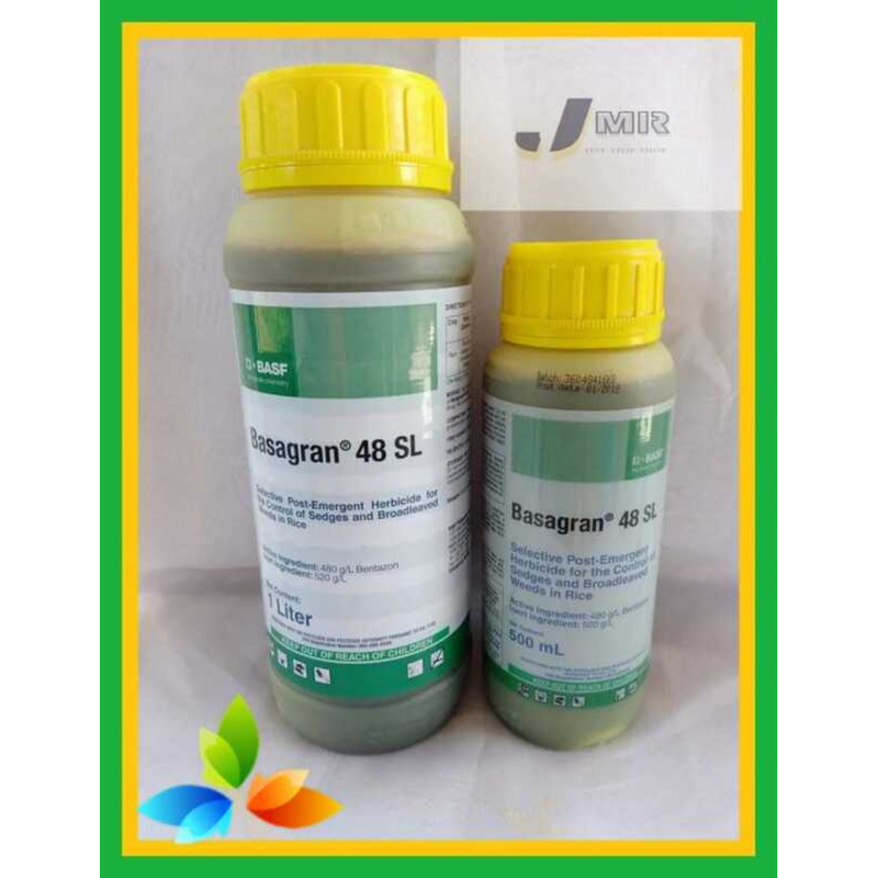 Basagran 48Sl Selective Post Emergent Herbicide 1000Ml/ 500Ml By BASF ...