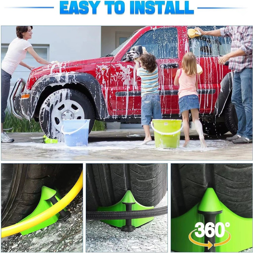 Car Washing Roller Car Wash Tire Limiter Detailing Tire Hose Guide ...