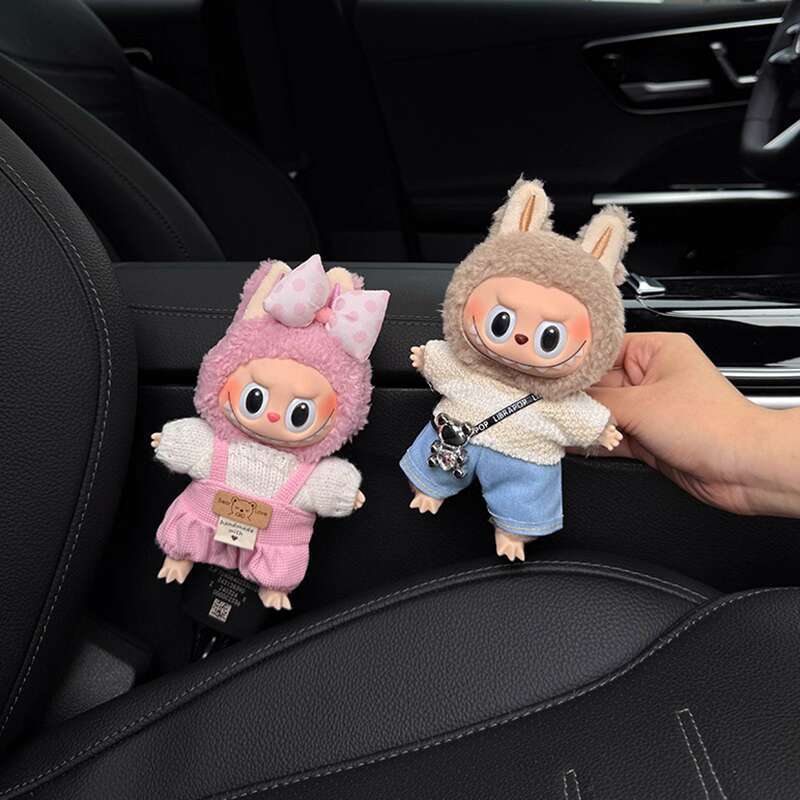 CODCOD Cute Safety Buckle Labubu Car Interior Passenger Seat Rear Seat ...