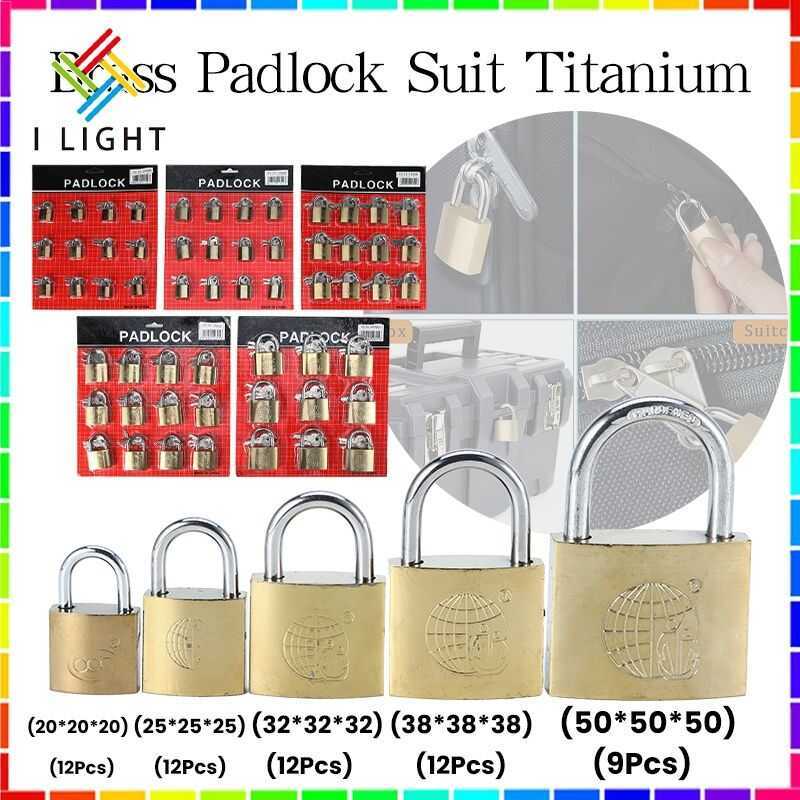 Fast Delivery12pcsheavy Brass Padlock Set Safety Brass Padlock ...